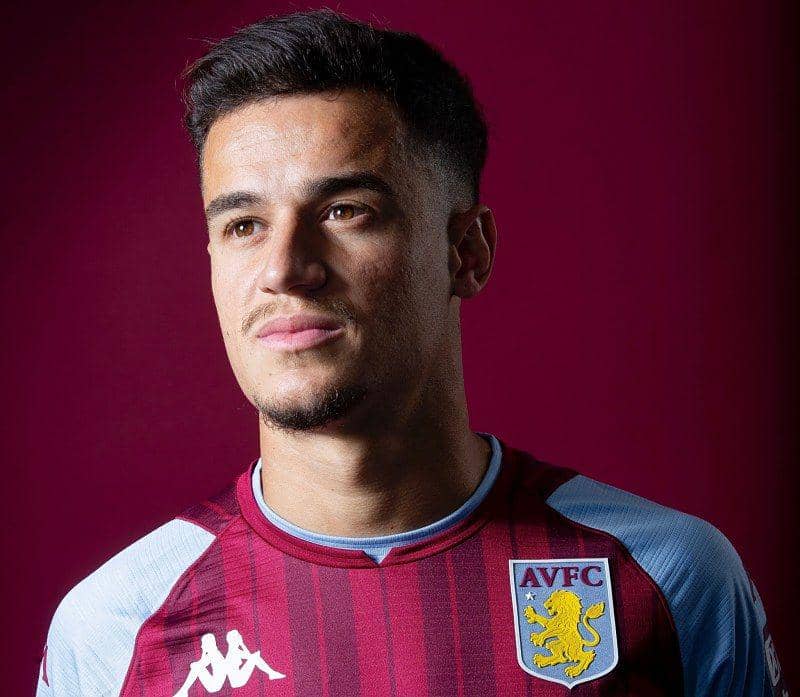 potret Philipe Coutinho yang dipinjam Aston Villa dari Barcelona (twitter.com/AVFCOfficial)