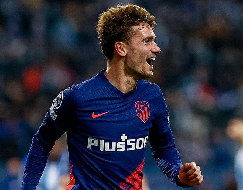 potret Antoine Griezmann yang dipinjam Atletico Madrid dari Barcelona (twitter.com/Atleti)