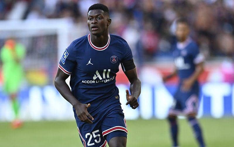 potret Nuno Mendes yang dipinjam Paris Saint-Germain dari Sporting Lisbon (twitter.com/PSG_Inside)