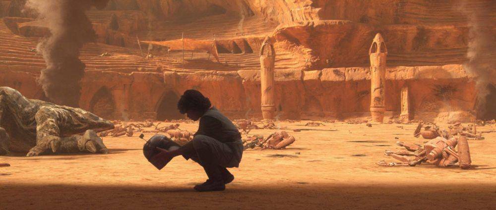 Boba Fett di masa kecilnya di series “Star Wars: The Book of Boba Fett” (starwars.com)