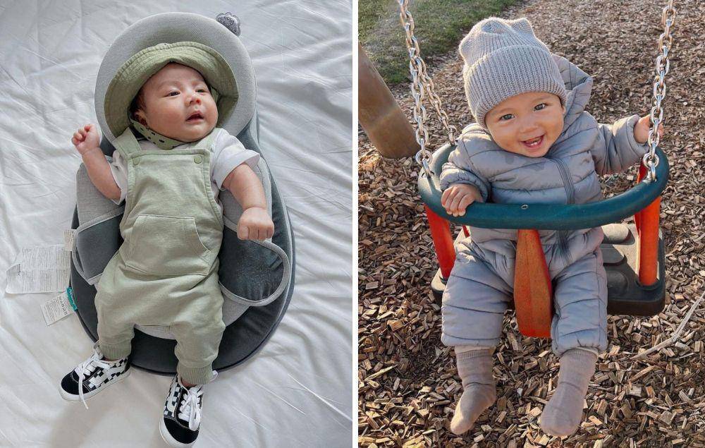 kolase potret anak artis (instagram.com/kesharatuliu05 | instagram.com/kiyojikaynenbachdim)