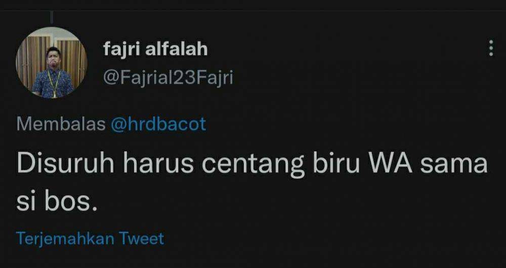 alasan kocak resign kerja (twitter.com/Fajrial23Fajri)
