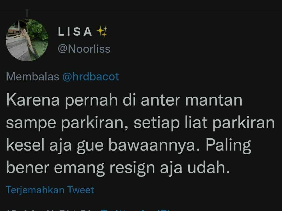 alasan kocak resign kerja (twitter.com/Noorliss)