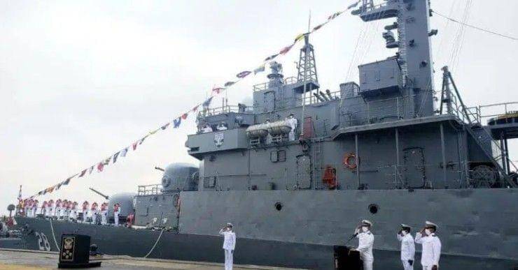 Ilustrasi kapal militer milik Korea Selatan jenis korvet yang dihibahkan ke Angkatan Laut Peru (Dokumentasi Kedutaan Korsel di Peru)