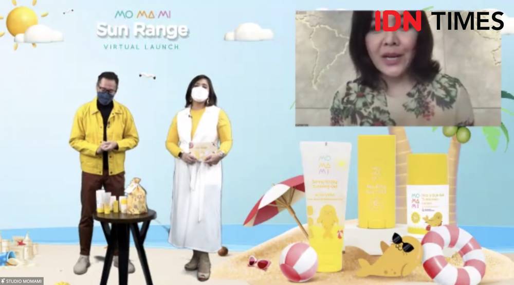 Momami Sun Range Virtual Launch. 20 Januari 2021. (IDNTimes/Dina Fadillah Salma)