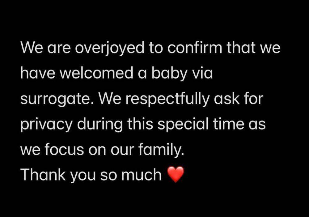 Pernyataan resmi dari Nick Jonas dan Priyanka Chopra (instagram.com/nickjonas)
