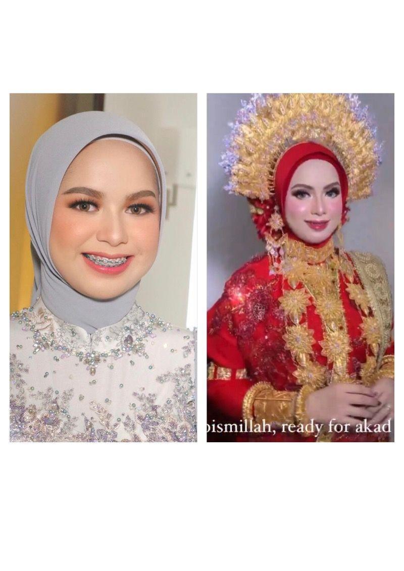 10 Pesona Asri Faradila, Istri Megantara Sejak Lamaran Hingga Akad