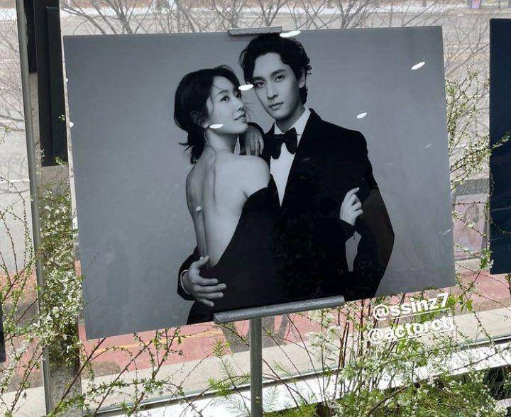 Dekorasi pernikahan Park Shin Hye dan Choi Tae Joon (/twitter.com/StarAngel__)