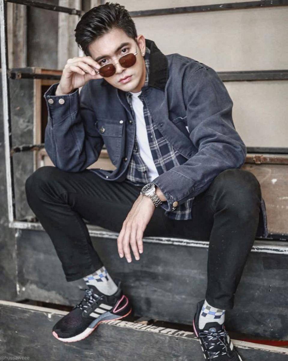 Inspirasi outfit outer ala Kem Hussawee (instagram.com/husaweee)
