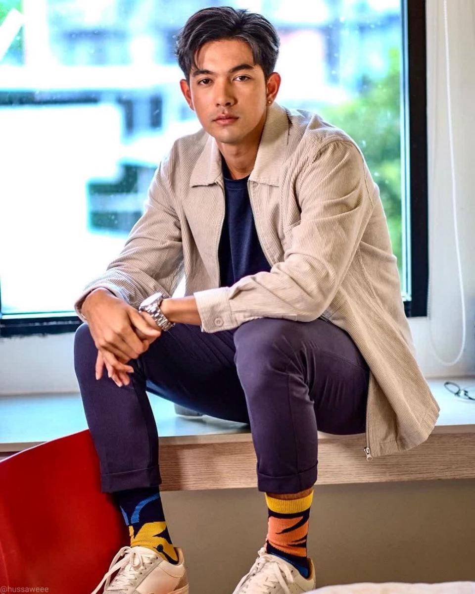 Inspirasi outfit outer ala Kem Hussawee (instagram.com/husaweee)