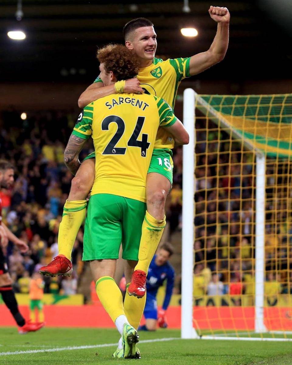 potret Josh Sargent (instagram.com/norwichcityfc)