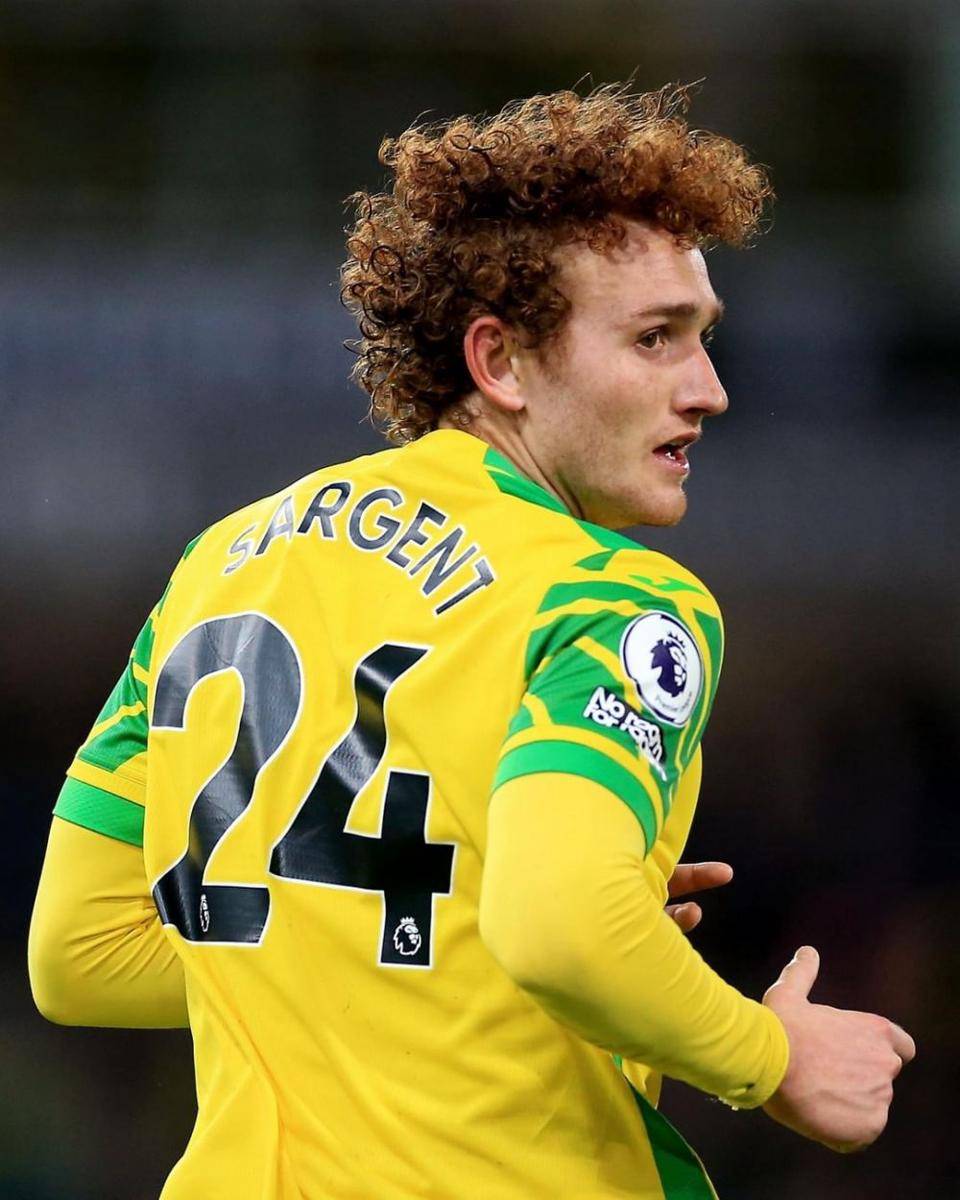 potret Josh Sargent (instagram.com/norwichcityfc)