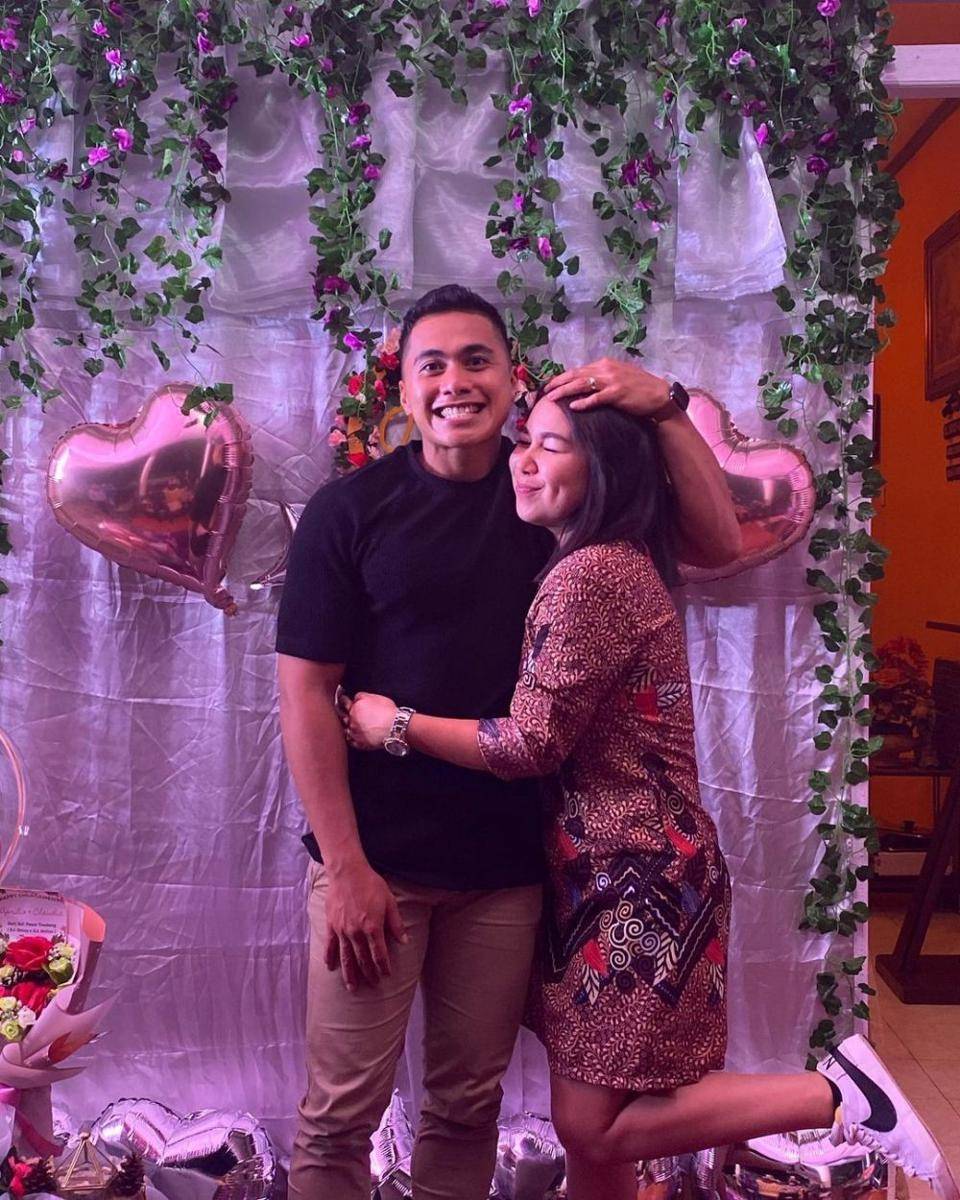 momen tunangan Aprilio Manganang dan Claudya (instagram.com/c.cvanrhyn)