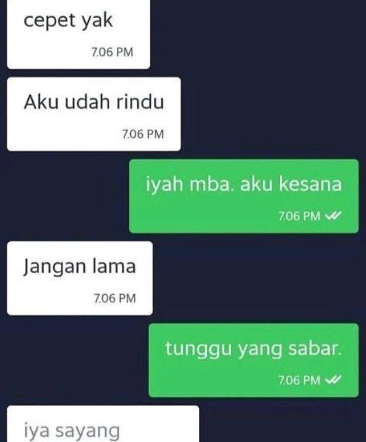 chat driver ojek online buru-buru (instagram.com/newdramaojol.id)