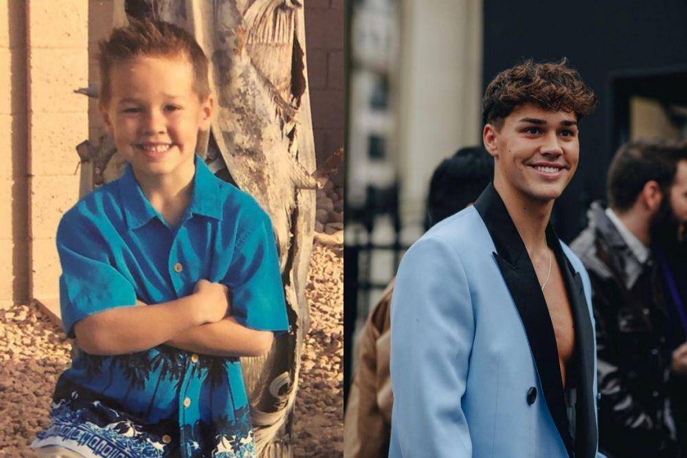 Noah Beck kecil (instagram.com/aamybeck) | Noah Beck sekarang (instagram.com/noahbeck)