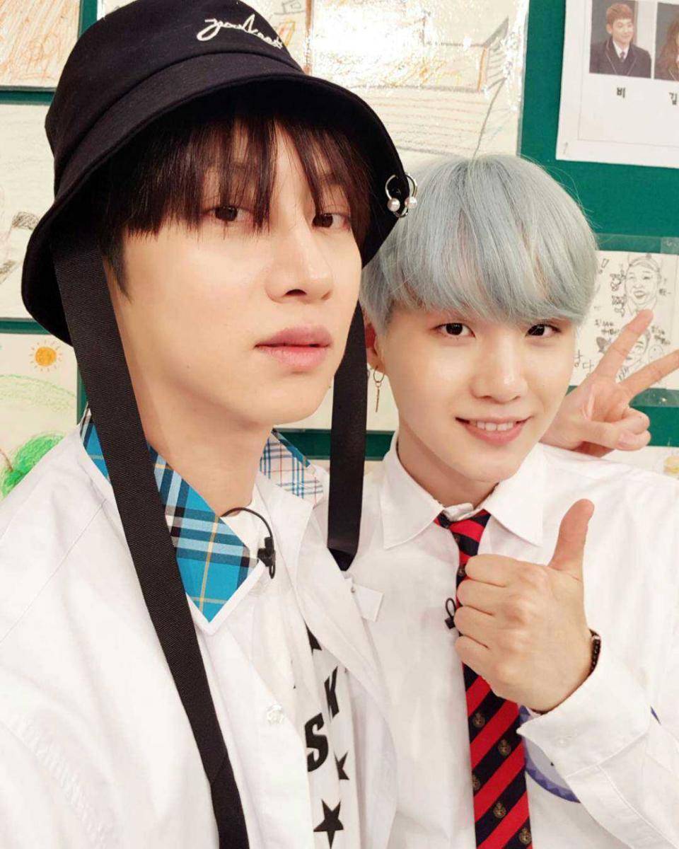 Heechul dan Suga (Instagram.com/kimheenim)