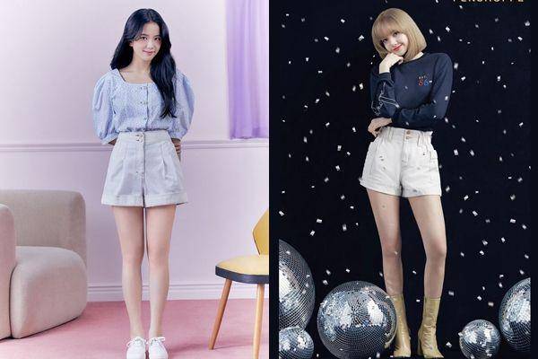 short pants member BLACKPINK (instagram.com/blackpinkfashionupdate)