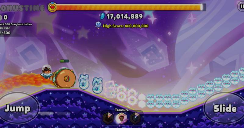 gameplay Space Doughnut (dok. Devsisters/Cookie Run: OvenBreak)