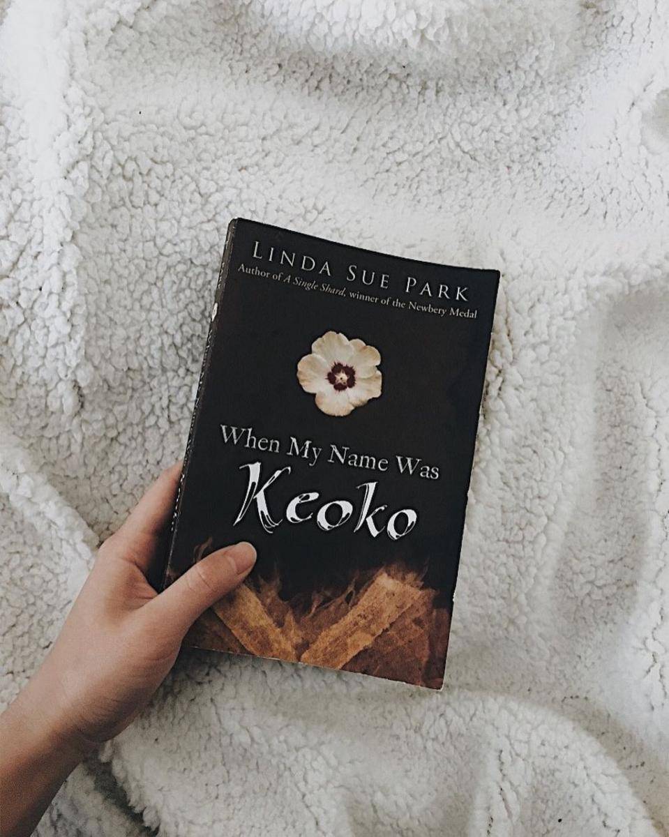 novel When My Name is Keoko (instagram.com/tbr.rach)