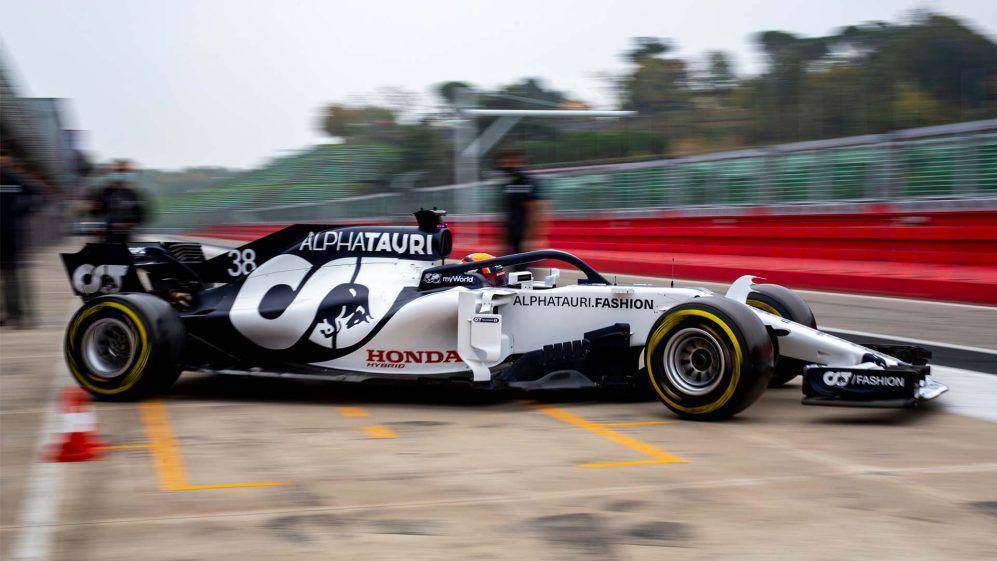 Yuki Tsunoda saat tes di Imola pada 2020 (formula1.com)