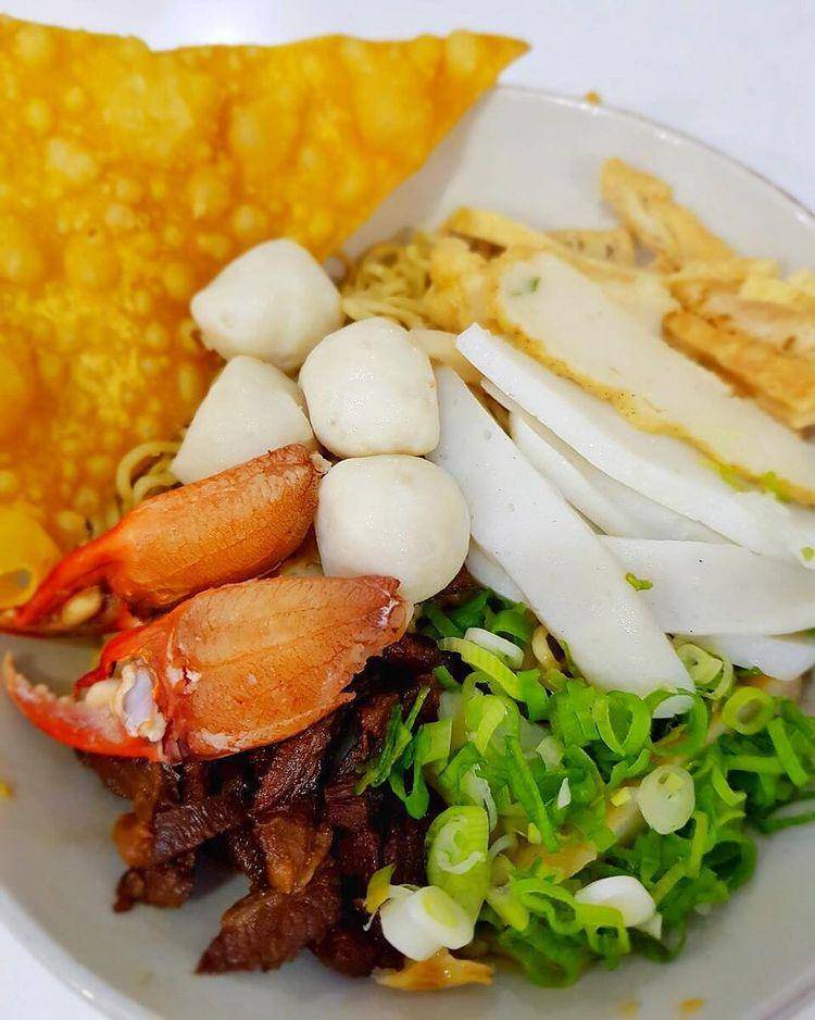 potret bakmi kepiting di Bakmi Kepiting Ahok 36 (www.instagram.com/bakmikepitingahok36)