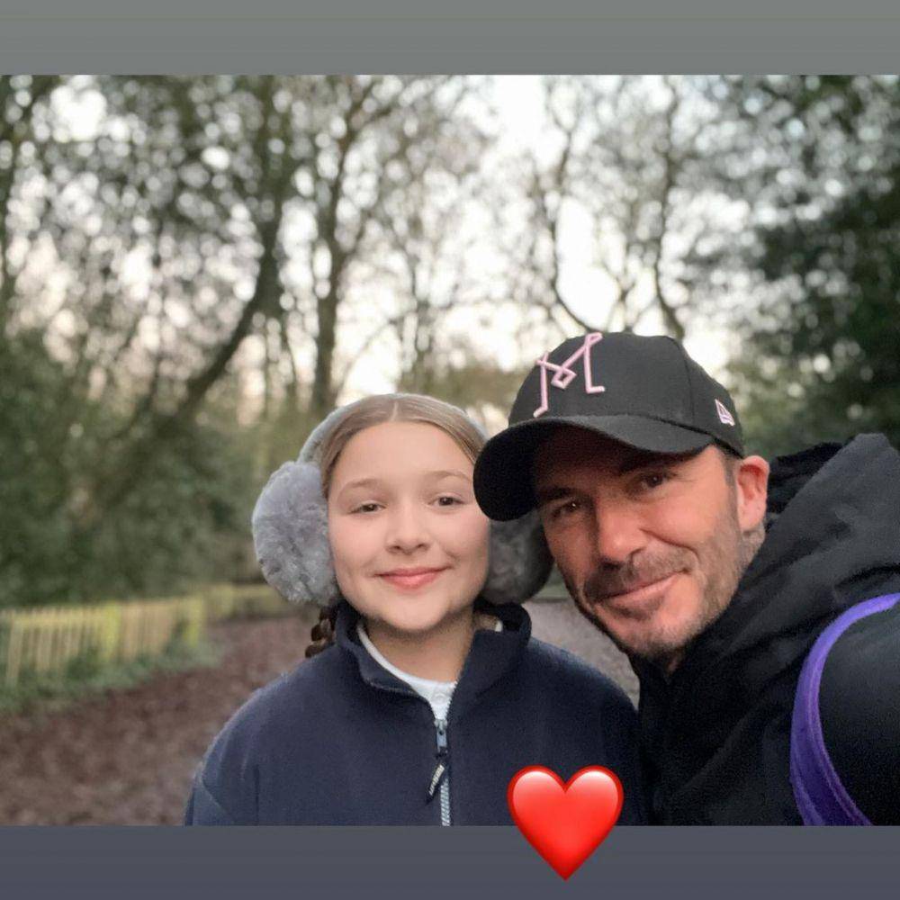 potret Beckham dan Harper (instagram.com/davidbeckham)