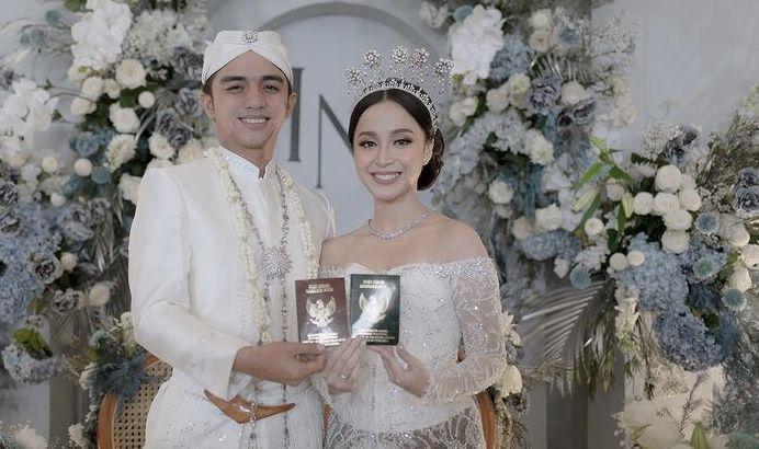 Diam-diam, 10 Potret Akad Nikah Nimaz Dewantary dan Kekasih Pilotnya