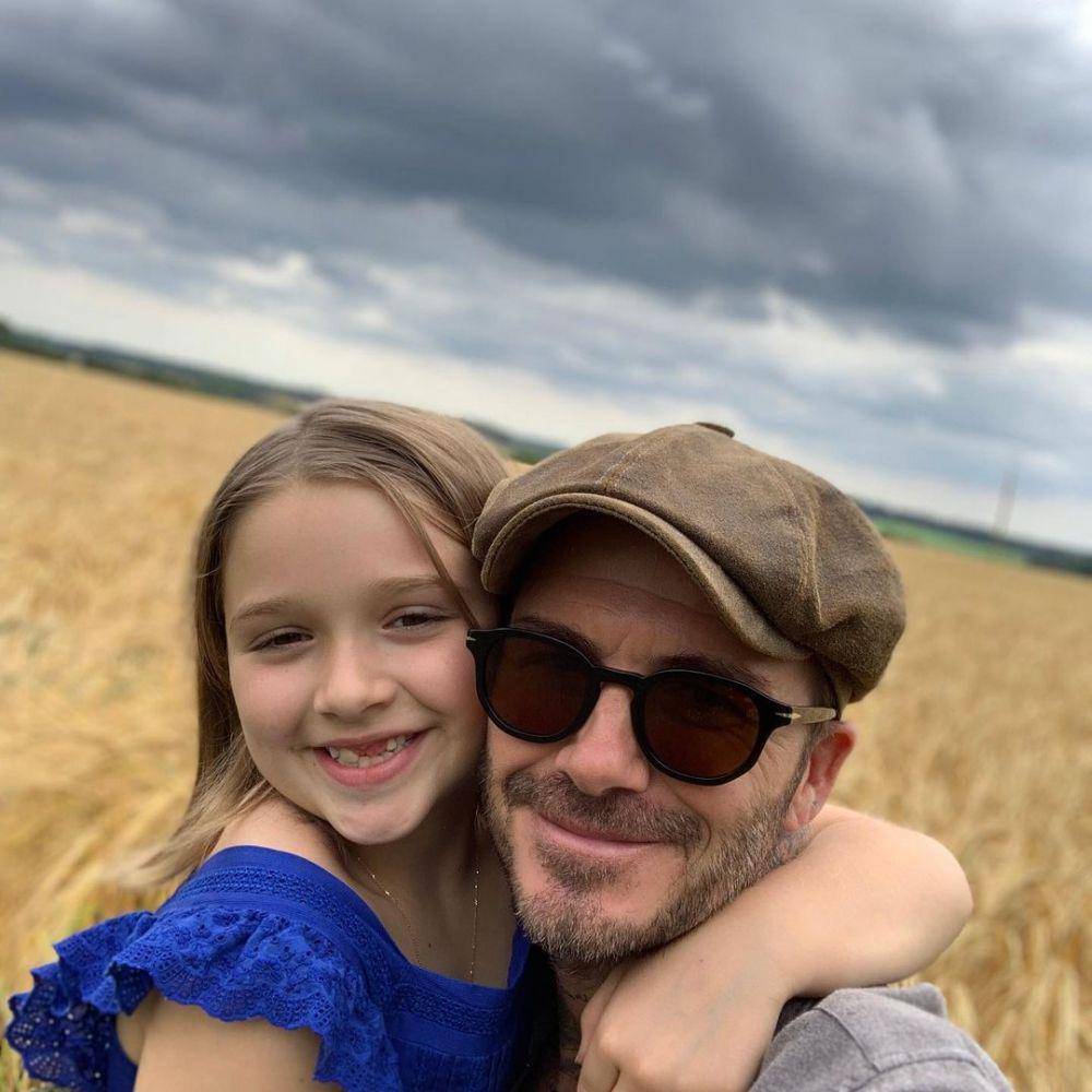 potret Beckham dan Harper (instagram.com/davidbeckham)