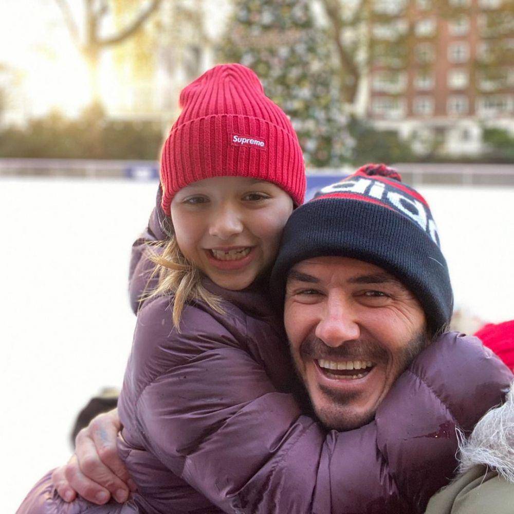 potret Beckham dan Harper (instagram.com/davidbeckham)