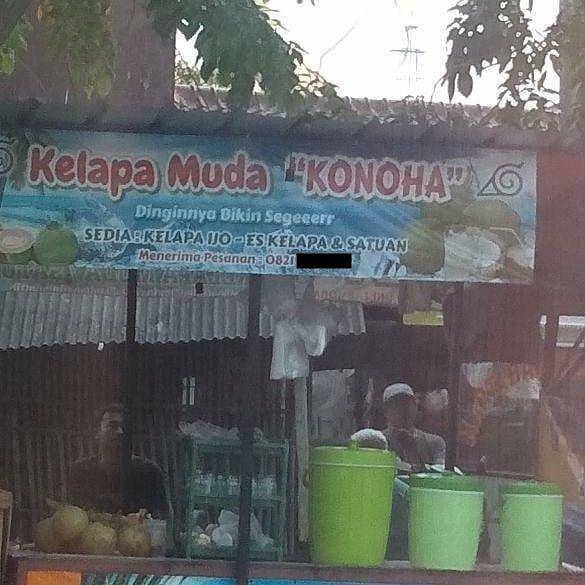 potret kocak penjual dari jauh (instagram.com/wkwkland_real)