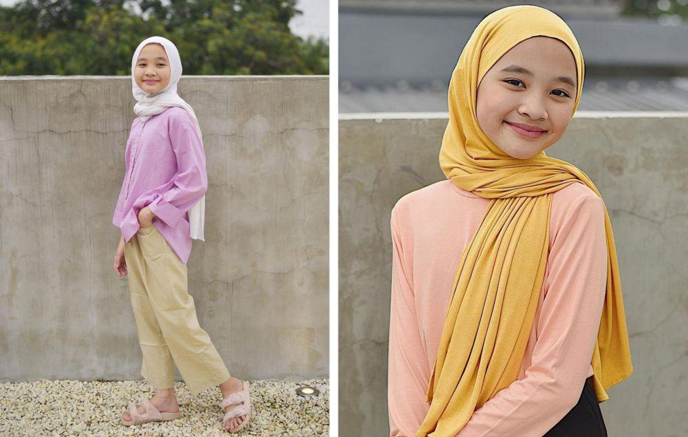 Berbisnis di Usia Belia, 9 Potret Kana Sybilla Jadi Model Produknya