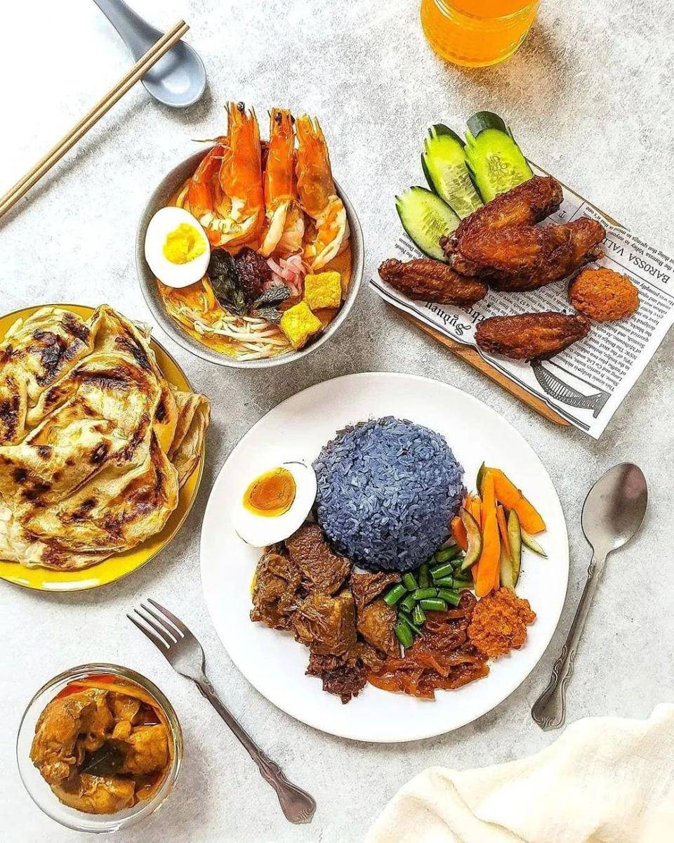 nasi kerabu (instagram.com/nanyangmalayacafe)