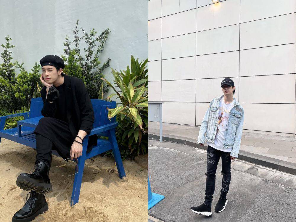 OOTD dengan topi ala Prom Ratchaphat ( instagram.com/anotherboytj)