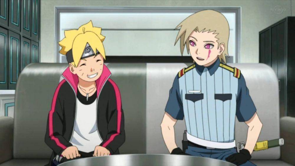 Boruto Uzumaki dan Kagura Karatachi. (Dok. studio pierrot/Boruto: Naruto Next Generations)