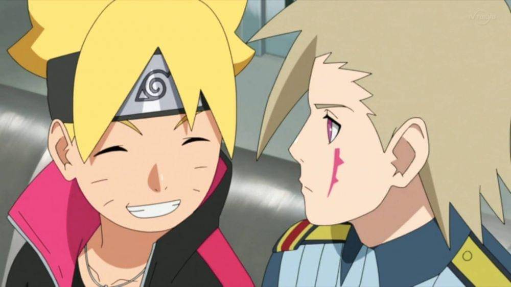 Boruto dan Kagura. (Dok. Studio Pierrot/Boruto: Naruto Next Generations)