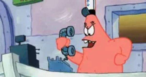 Patrick menerima telepon ( Dok. Nickelodeon /SpongeBob SquarePants )
