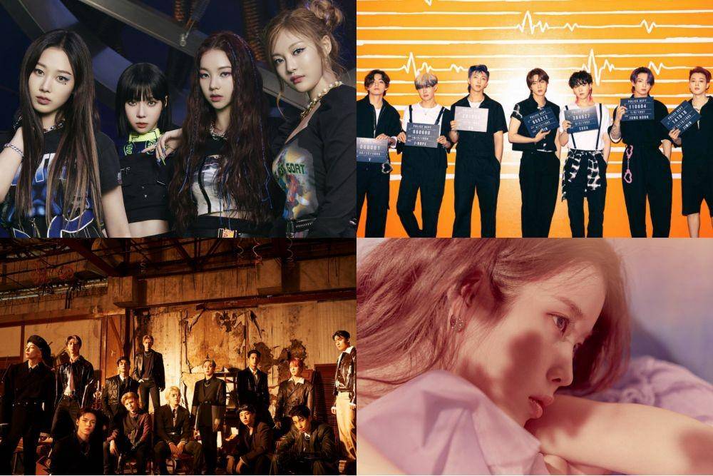 aespa, BTS, SEVENTEEN, dan IU (dok. SM Entertainment | dok. Big Hit | dok. Pledis Entertainment | dok. EDAM Entertainment)