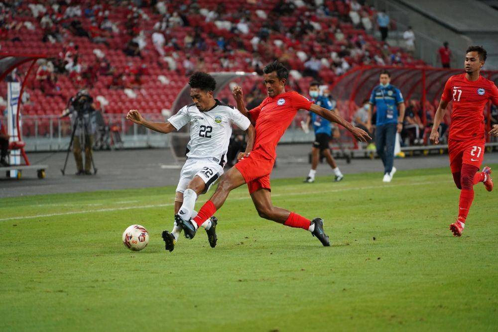 Timor Leste tak bisa berbuat banyak di Piala AFF dan hanya jadi juru kunci Grup A Piala AFF 2020 tanpa sekalipun meraih kemenangan. (affsuzukicup.com)