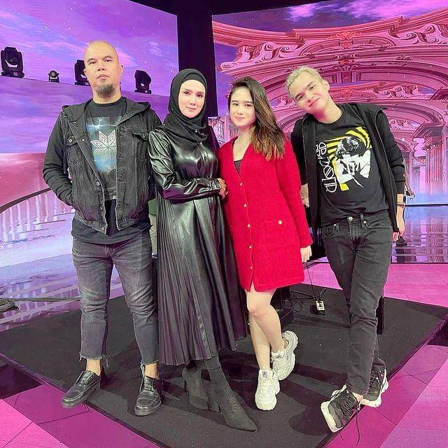 potret Ahmad Dhani, Mulan Jameela, Tissa Biani dan Abdul Qadir Jaelani (instagram.com/mulanjameela1)