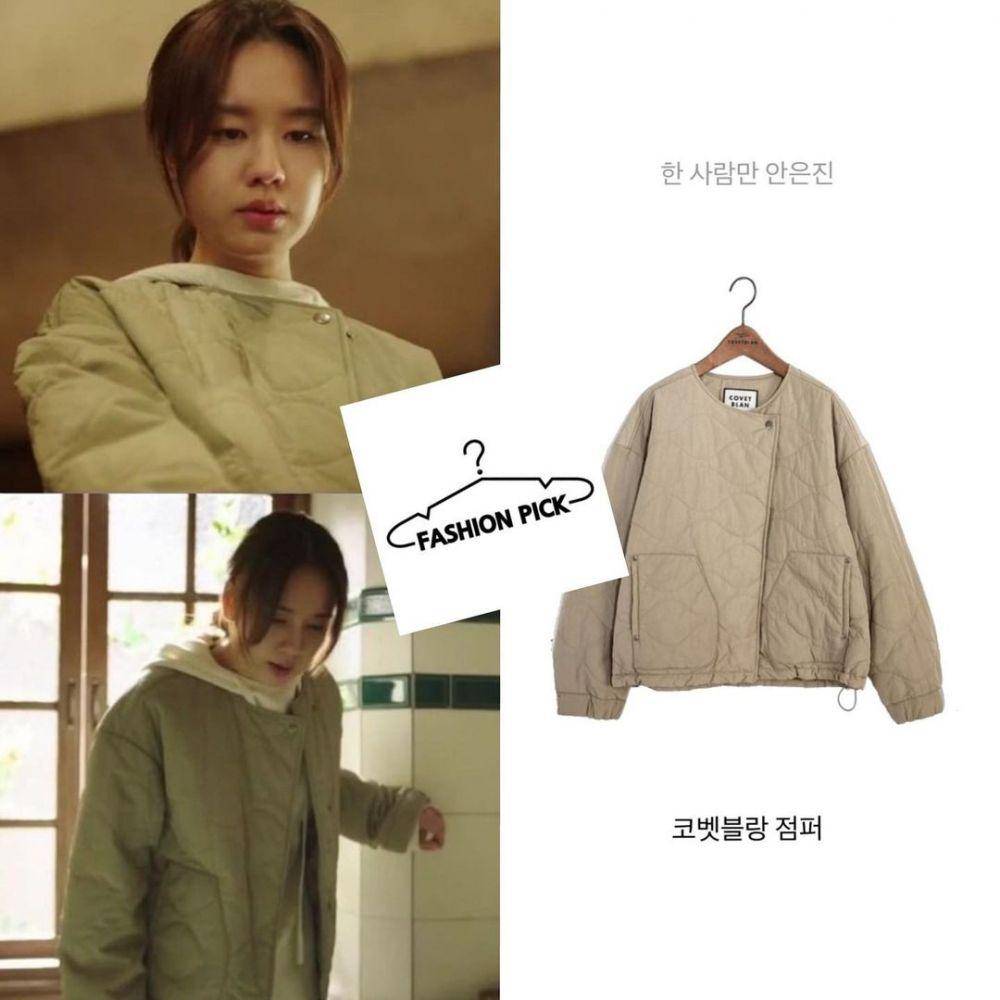 Outfit dan Fashion Item Ahn Eun Jin di The One and Only (instagram.com/k_fashionpick)