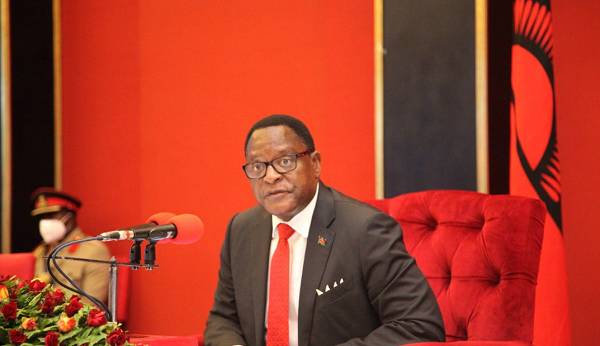 Presiden Malawi, Lazarus Chakwera. (Twitter.com/LAZARUSCHAKWERA)