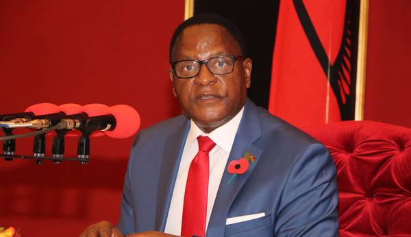 Presiden Malawi, Lazarus Chakwera. (Twitter.com/LAZARUSCHAKWERA)