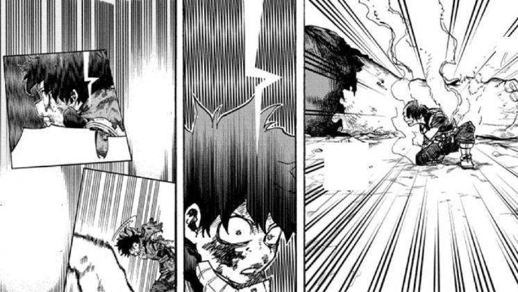 Deku mengaktifkan Danger Sense. (dok. Shueisha/My Hero Academia)