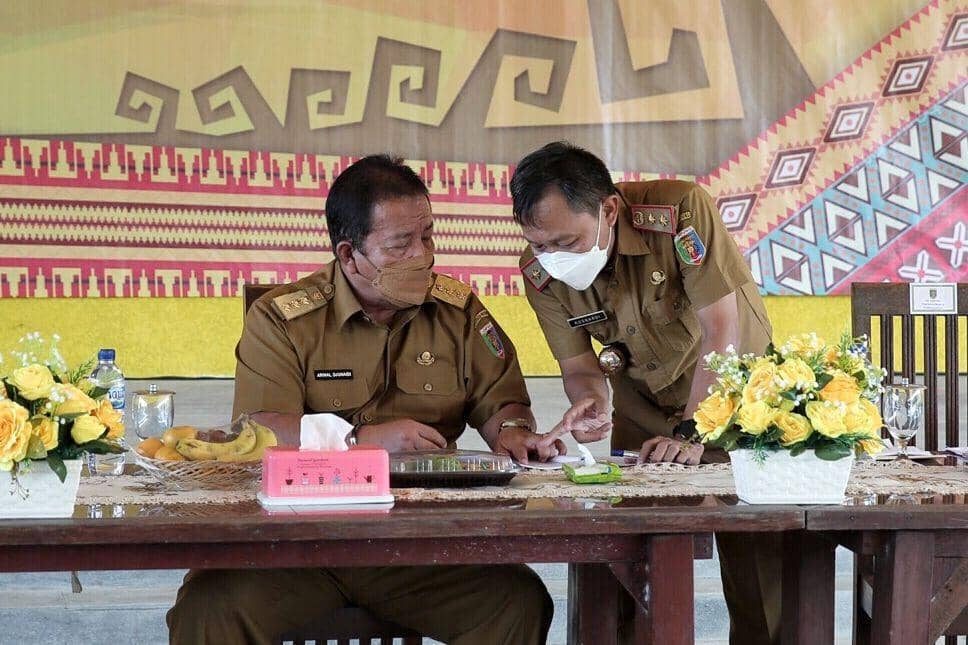 Pemerintah Provinsi (Pemprov) Lampung memberikan catatkan khusus kepada empat kabupaten, saat membuka Rapat Konsolidasi/Evaluasi Produksi Tanaman Pangan Tahun 2021.(IDN Times/Istimewa)