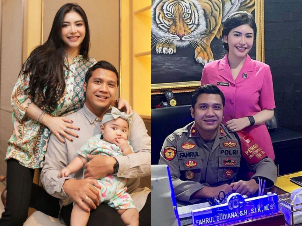 10 Potret Rica Andriani dan Suami Polisi, Kini Jadi Ibu Bahayangkari
