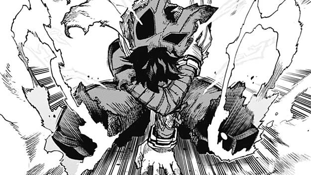 Deku menggunakan Fa Jin. (dok. Shueisha/My Hero Academia)