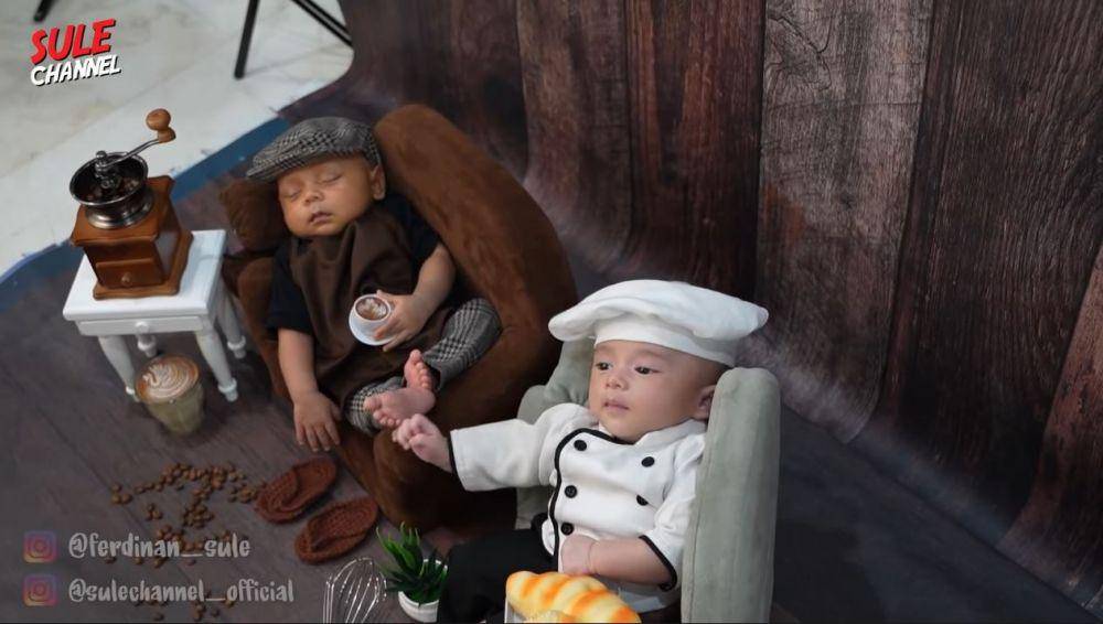 pemotretan baby Leslar dan Adzam (YouTube.com/SULE Channel)