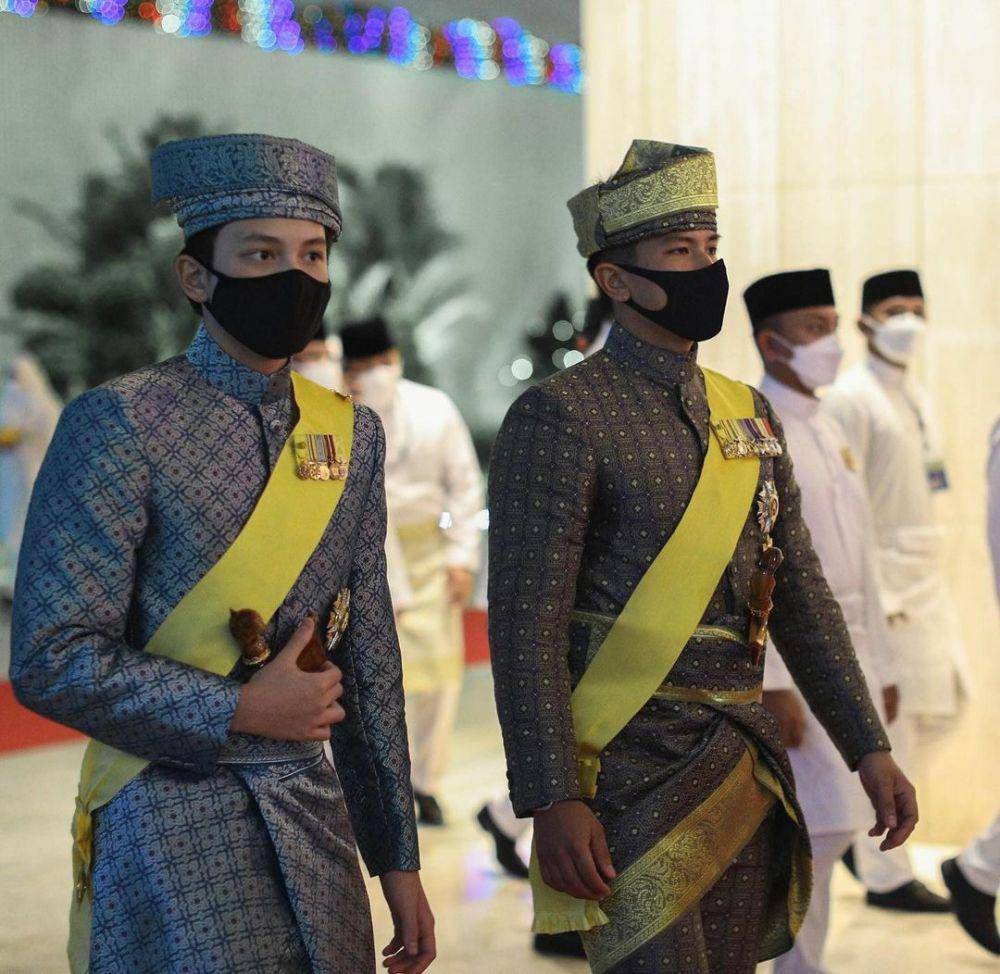 Pangeran Abdul Mateen di pernikahan sang kakak (instagram.com/tmski)