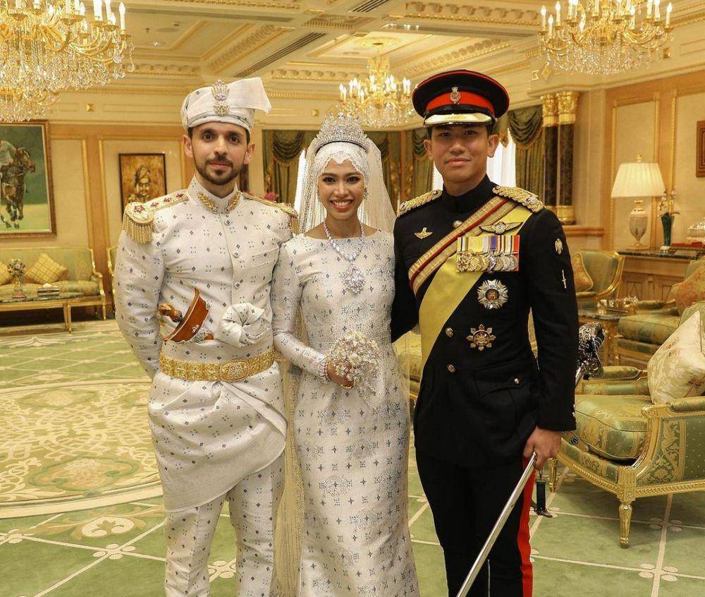 Pangeran Abdul Mateen di pernikahan sang kakak (instagram.com/tmski)