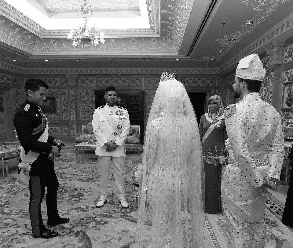 Pangeran Abdul Mateen di pernikahan sang kakak (instagram.com/tmski)